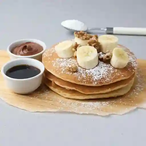 Hot cake banana nuez manjar