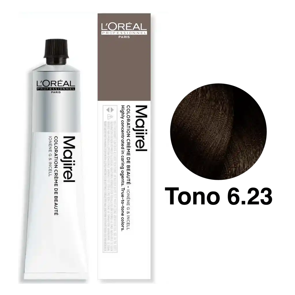 Majirel Tintura 6.23 Louro Escuro Irisado Dorado