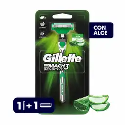 Gillette Afeitadora con Repuesto Mach 3 Sensitive