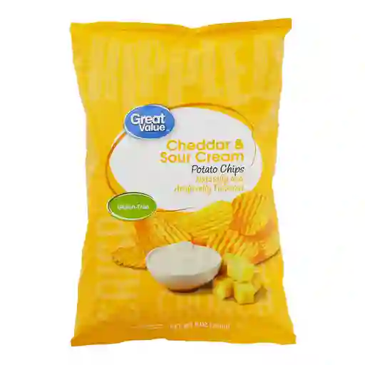 Great Value Papa Fritas Cheddar