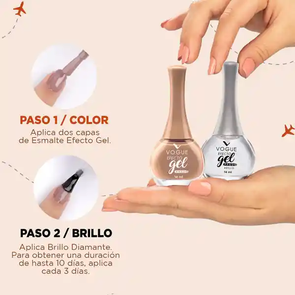 Vogue Esmalte Efecto Gel Tono Atacama