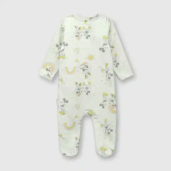 Pijama Minne y Mickey de Bebé Aqua Talla 9M Colloky