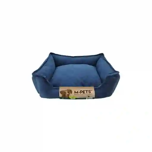 Mpets Cama Para Mascota Earth Eco Basket Azul Medium