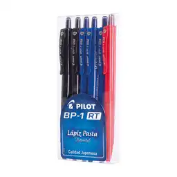 Pilot Set Lápiz Pasta BP1 1.0 3L+2B