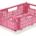 Set Canasto Plegable Plástico Pp 22 x 15 x 9 cm Casaideas