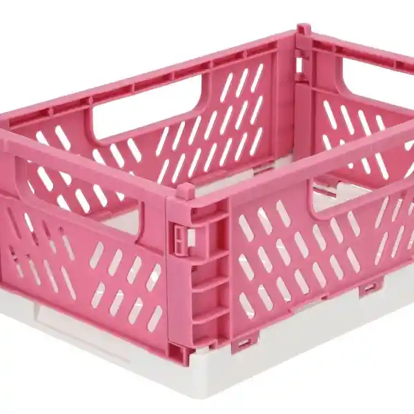 Set Canasto Plegable Plástico Pp 22 x 15 x 9 cm Casaideas