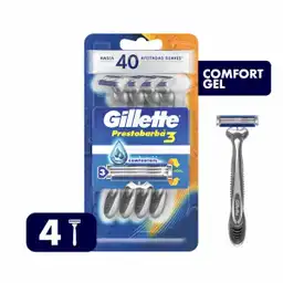 Gillette Afeitadora Desechable Prestobarba 3