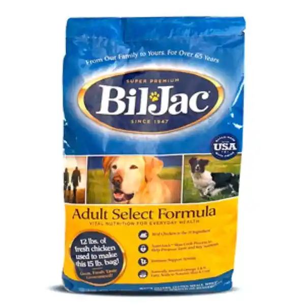 Bil Jac Alimento Natural Adulto Select Receta de Pollo Perro