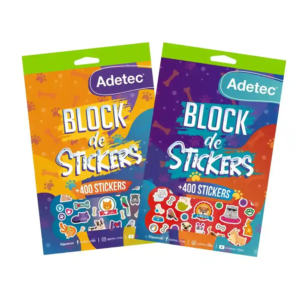 Block de figuras con adhesivos estrellitas
