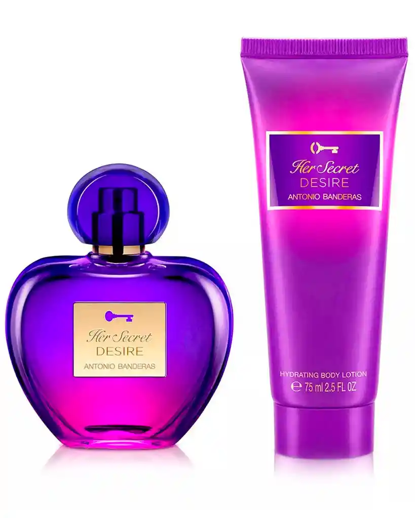 Antonio Banderas Set Her Secret Desire Perfume + Crema