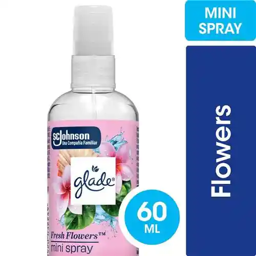 Aromatizador de Ambiente Glade Fresh Flowers Mini Spray