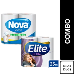 Combo Elite Papel Higiénico Ult + Nova Toalla de Papel Ultr