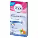 Veet Bandas Depilatorias Faciales para Piel Sensible