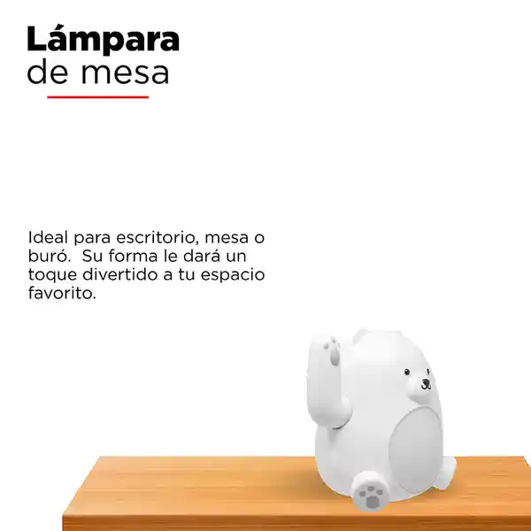 Lámpara de Escritorio Mano Movible Automática Oso Polar Miniso