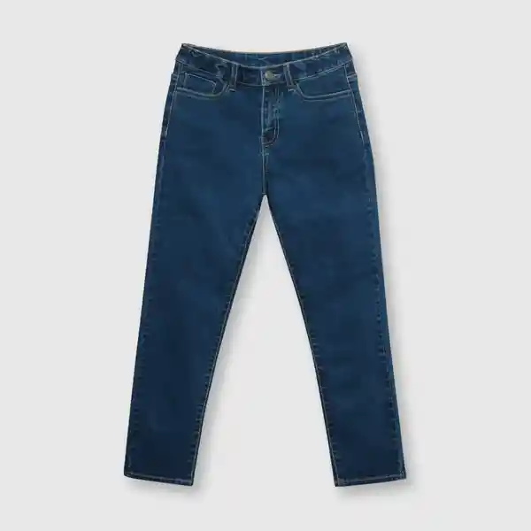 Jean de Mezclilla Elasticado de Niño Denim Talla 4A Colloky