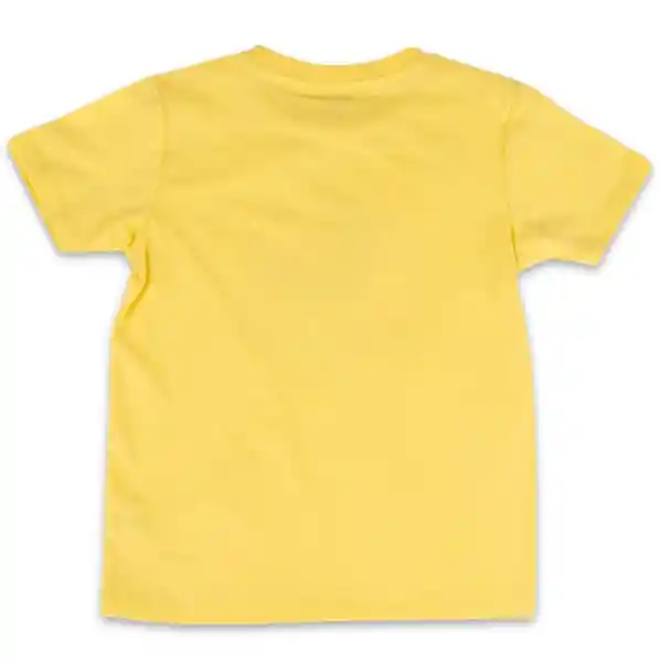 Polera Niño Amarillo Pillín Talla 2 A