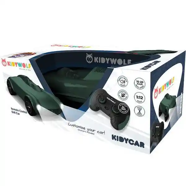 Kidywolf Auto a Control Remoto Verde