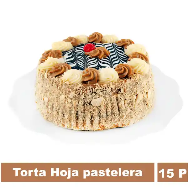 Torta Hoja Crema Pastelera y Manjar Cuisine & Co