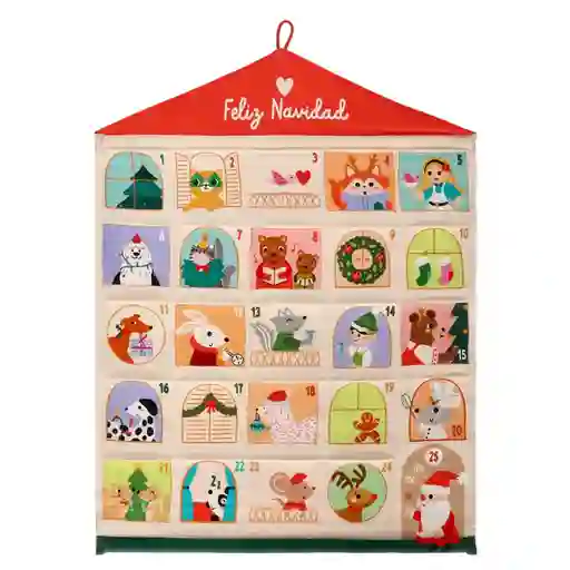 Calendario Adviento de Tela 52 x 63 cm Casaideas