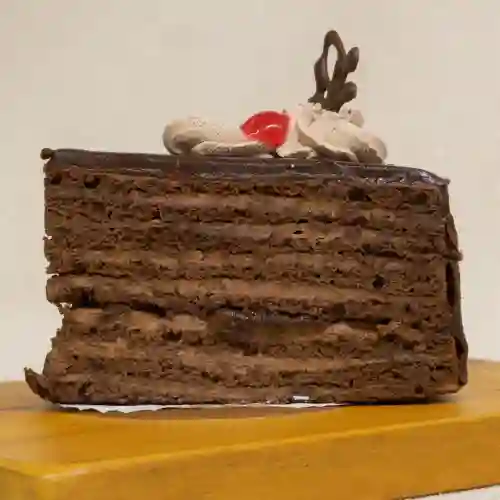 Trozo Torta Panqueque Chocolate