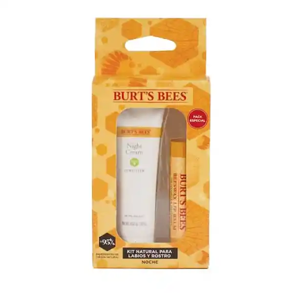 Burt's Bees Bálsamo Labial + Burt's Bees Crema Noche