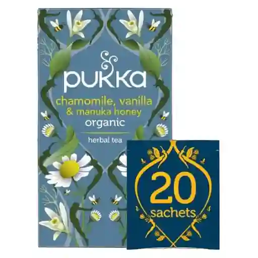 Pukka Infusión Chamomile Vainilla & Manuka Honey