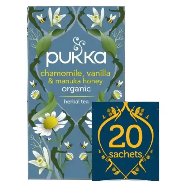 Pukka Infusión Chamomile Vainilla & Manuka Honey