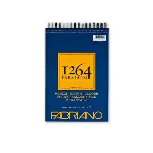 Fabriano Croquera Sketch A4 Espiral 120 Hojas 1264