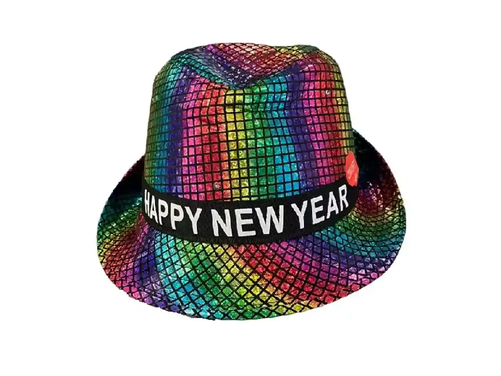 Gorro Aã‘o Nuevo Luz Cromatico Colores