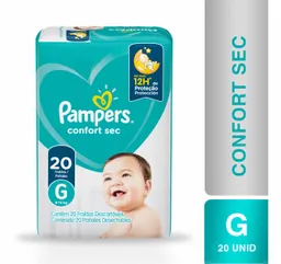 Pampers Pañales Confort Sec Talla G