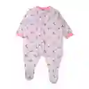 Pijama Osito Bebé Niña Gris Claro Talla 3 A Pillin