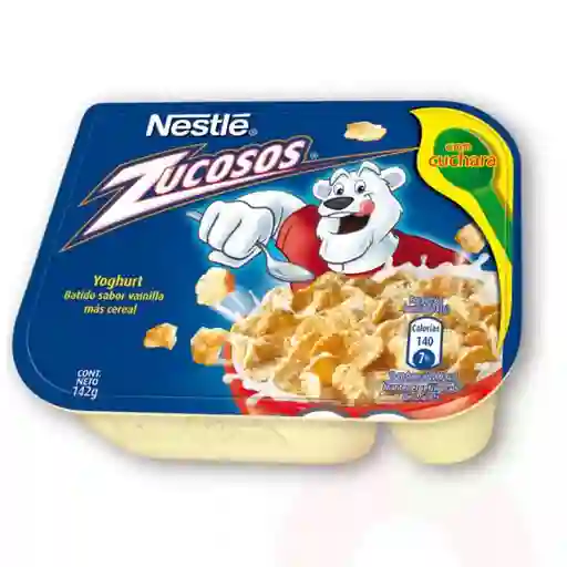 Zucosos Yogurt Sabor Vainilla + Cereal con Cuchara