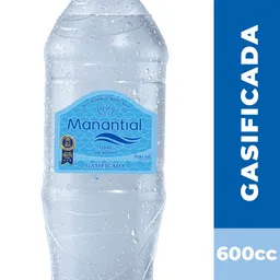 2 x Agua Purificada Con Gas Manantial 600 mL