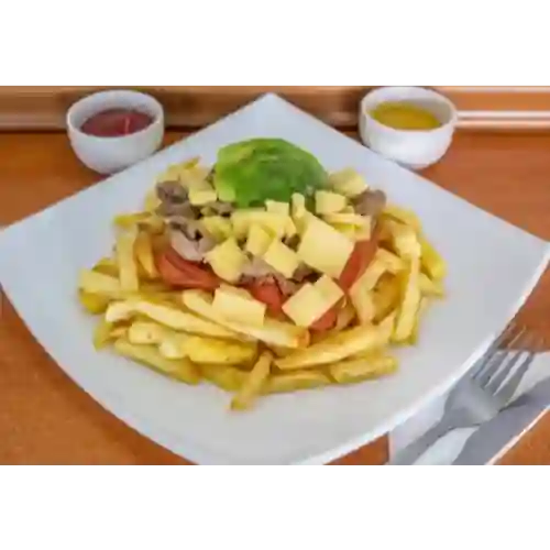 Salchipapas Churraskon Chicas