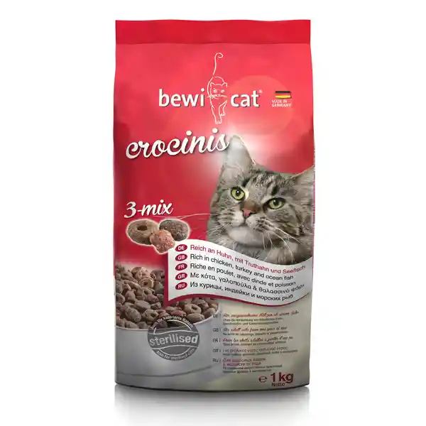 Bewi-Cat Alimento Para Gato Adulto Crocinis