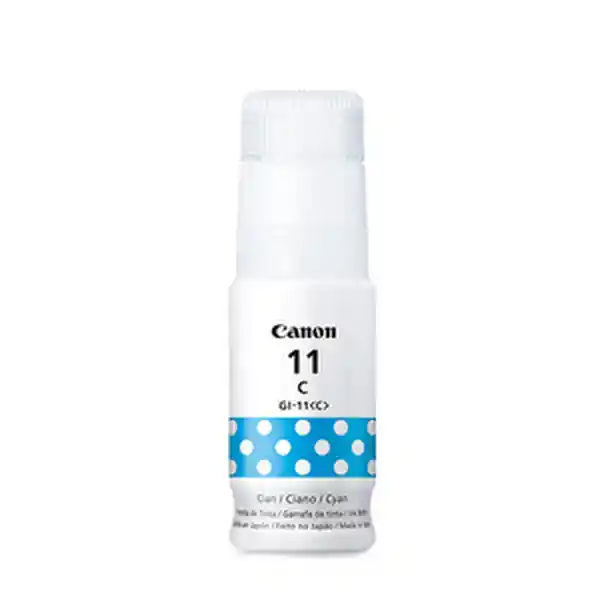 Canon Botella de Tinta GI-11 C Pixma G2160 G3160 Cyan