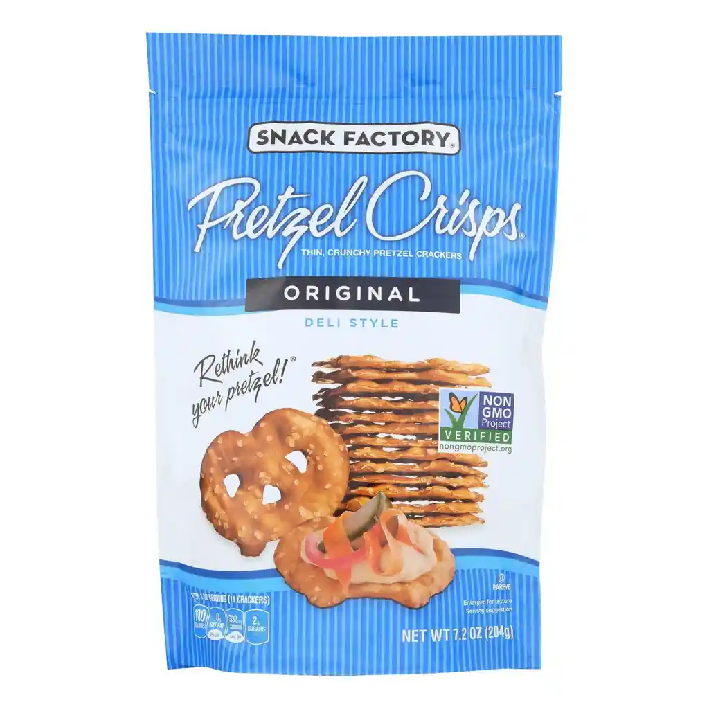 Pretzel Crisps Snack Salado Sabor Original