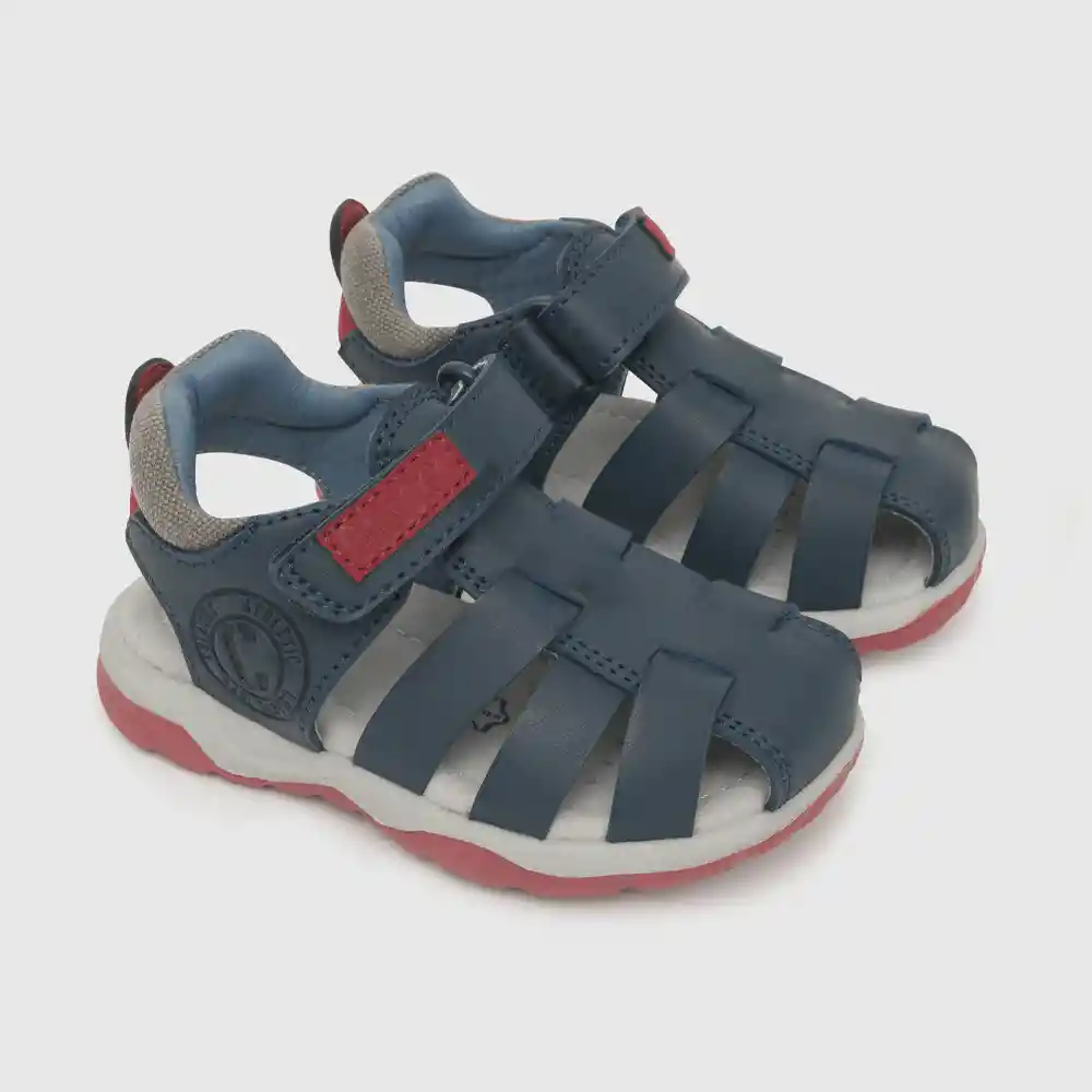 Sandalias Franciscana Para Niño Azul Talla 24