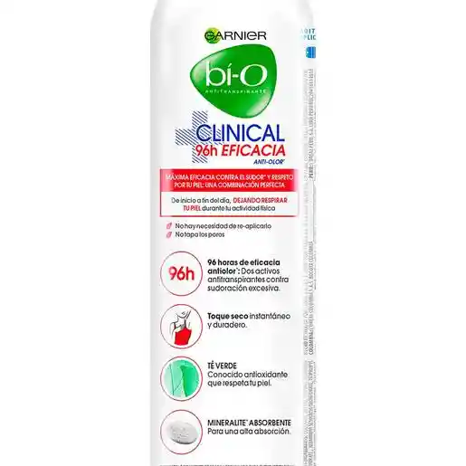 Bí-O Desodorante Antitranspirante Clinical 