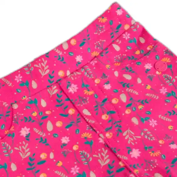 Calza Estampado Bebé Niña Fucsia Talla 18 M Pillín