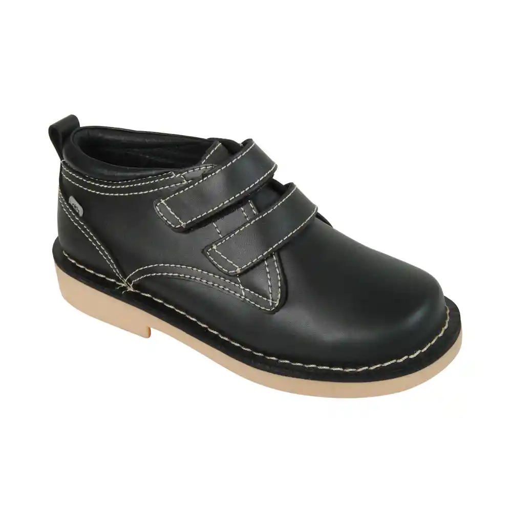 Botines Escolares Junior 2 De Niña Negro Talla 31