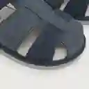Sandalias De Vestir Velcro Para Niño Azul Talla 19