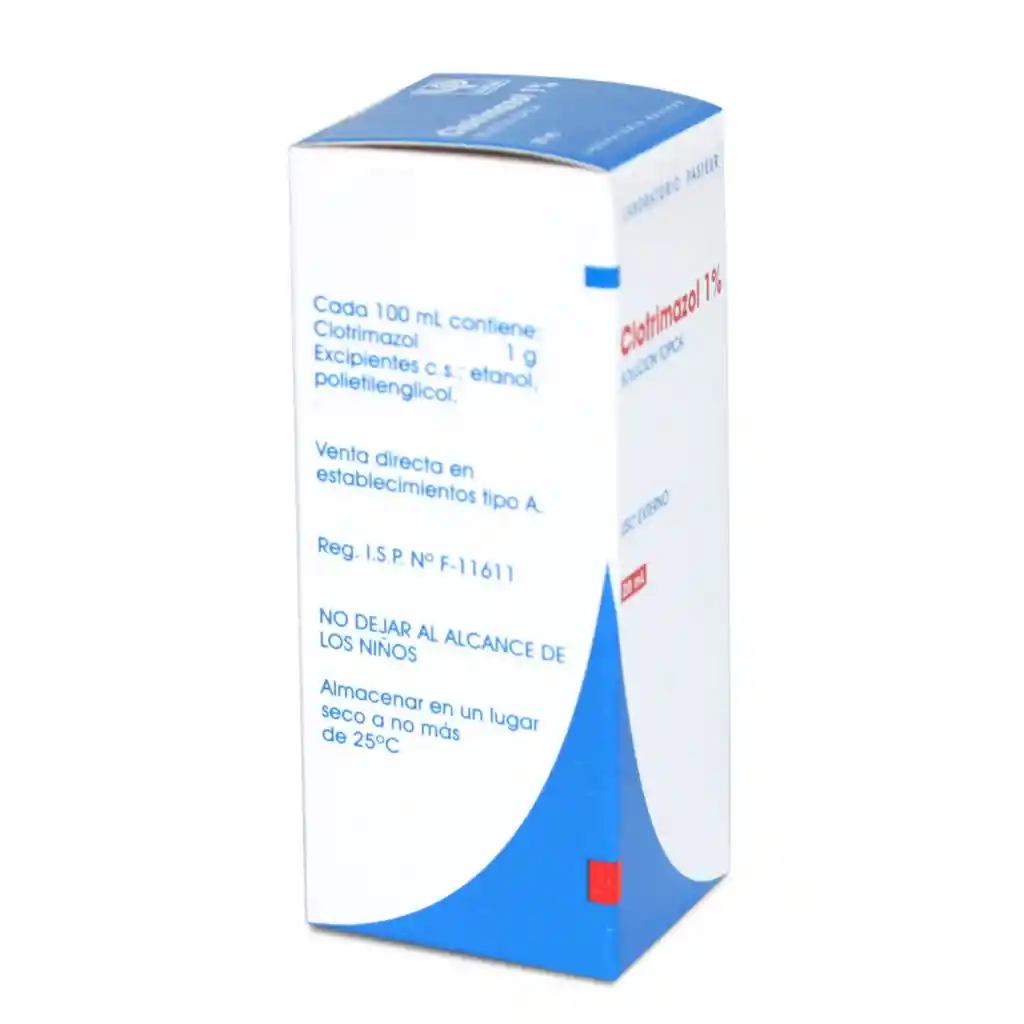 Pasteur Clotrimazol Antimicótico Solución Tópica (1 g)