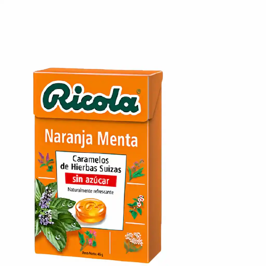 Ricola Caramelos Naranja Menta
