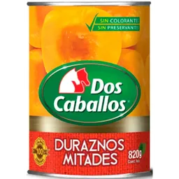 Dos Caballos Durazno Mitades