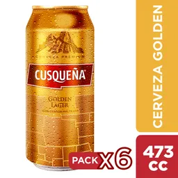 Cusqueña Cerveza Golden Lager en Lata 