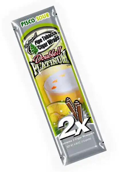Blunt Wrap Papel Platinium Sabor Pisco Sour