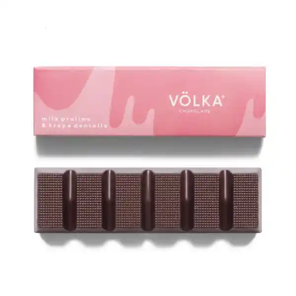 Völka Milk Praline Krepe Dentelle Bar