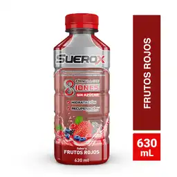 Suerox Bebida Hidratante Sabor Frutos Rojos 630 mL