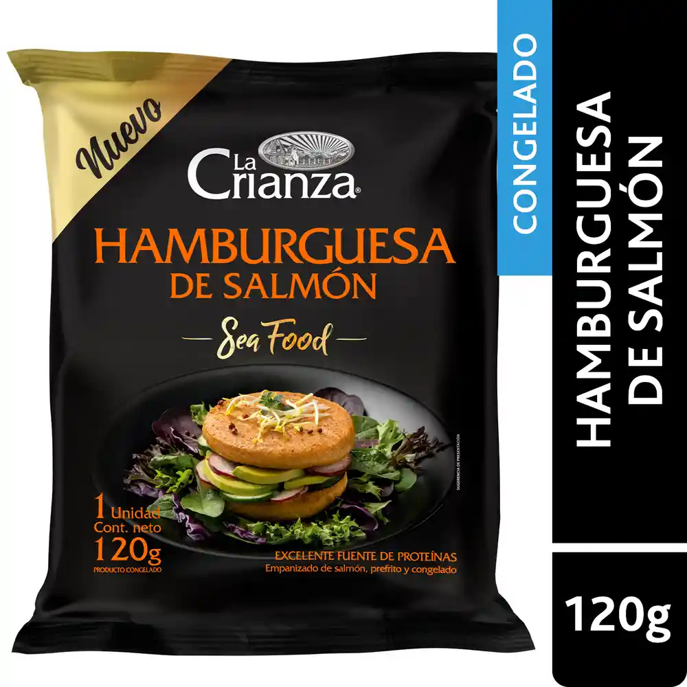 Hamburguesa Salmon La Crianza